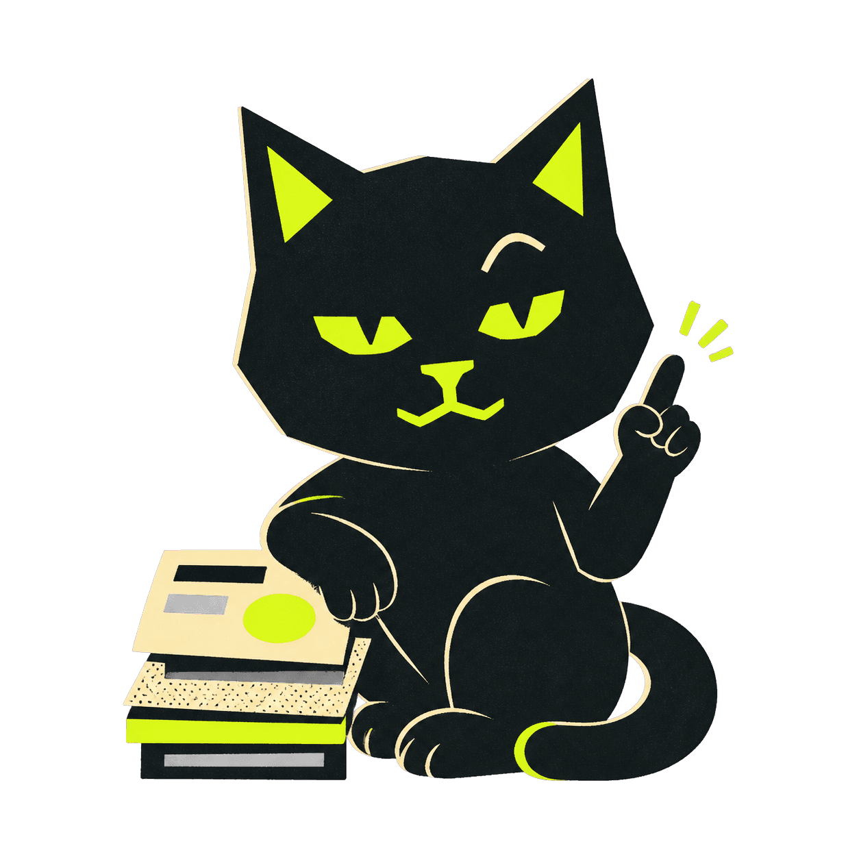 Hanks - O gato inteligente de direção de arte