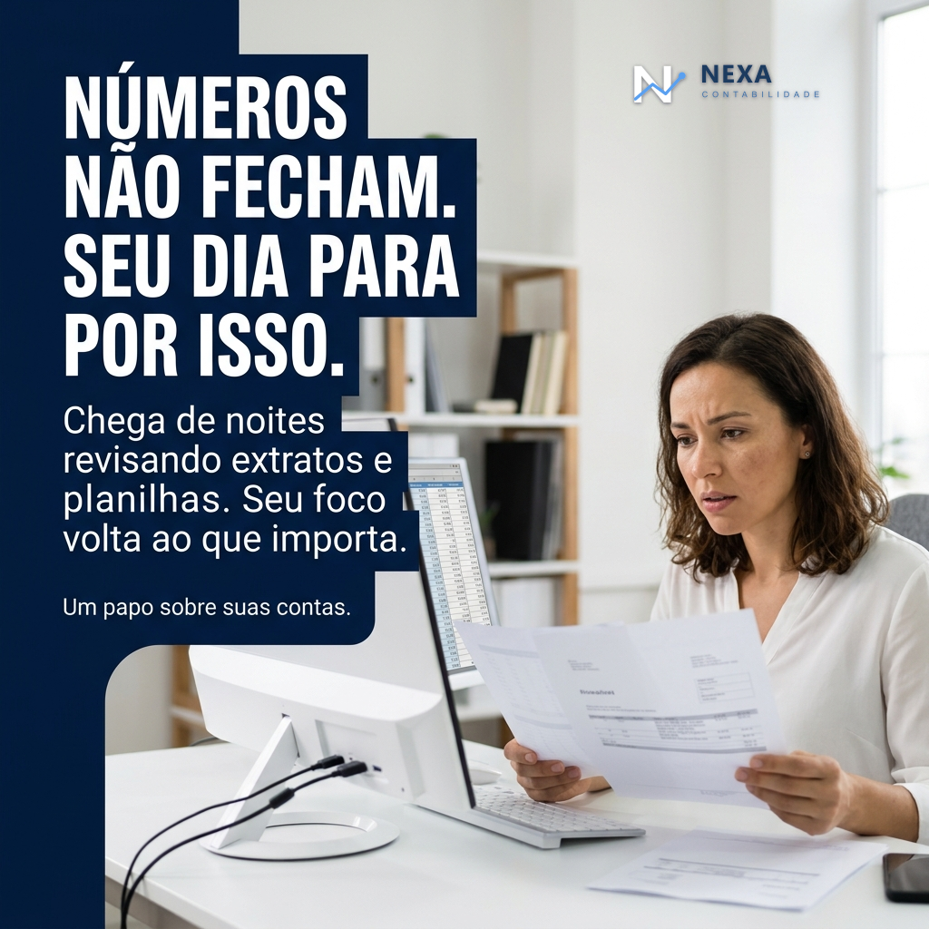 Peça de conteúdo criada para uma marca de contabilidade